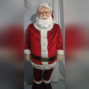 Gemmy 5 Foot Life Size Christmas Santa Claus Animated Singing Dancing Swinging